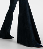 Stouls Cherilyn suede flared pants