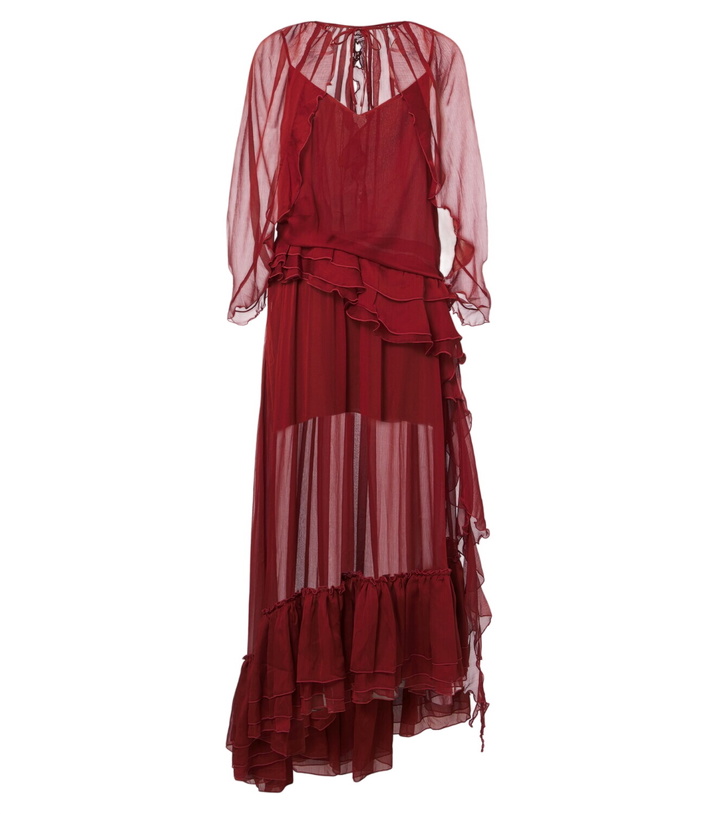 Photo: Jacques Wei Ruffled chiffon gown