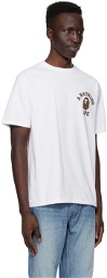 BAPE White Liquid Camo College ATS T-Shirt