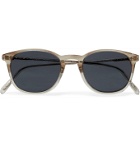 OLIVER PEOPLES - Finley Vintage Round-Frame Acetate Sunglasses - Gray