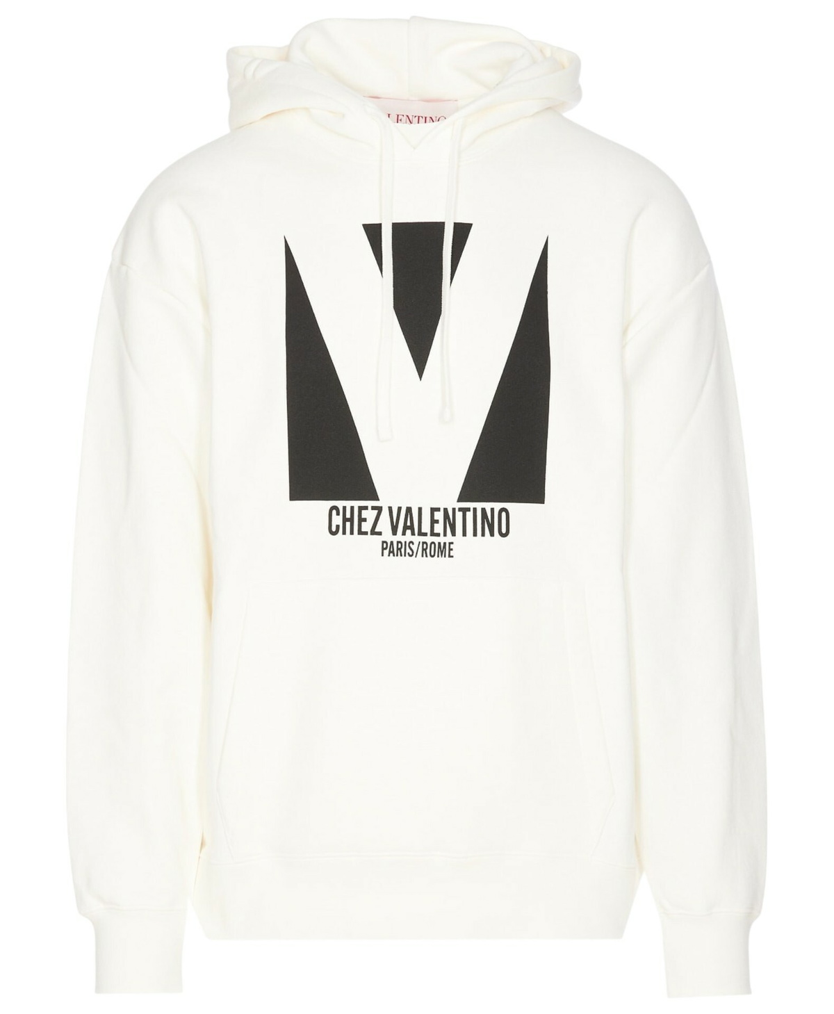 VALENTINO GARAVANI chez valentino oversized hoodie Black