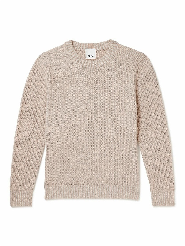 Photo: Allude - Ribbed Stretch-Cashmere Sweater - Brown