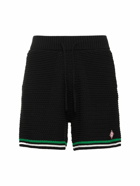 CASABLANCA Knit Cotton Tennis Shorts