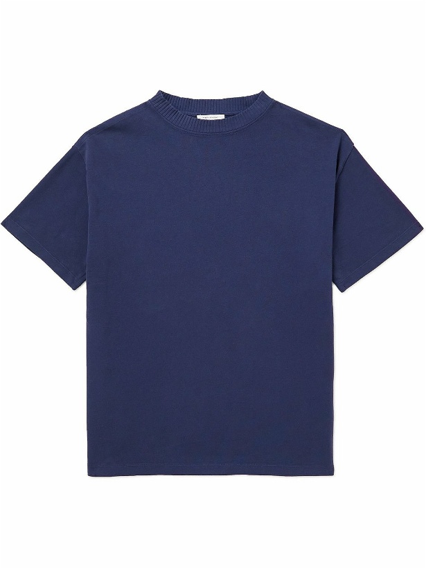 Photo: Ninety Percent - Oversized Organic Cotton-Jersey T-Shirt - Blue