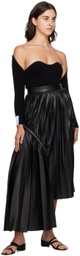 Rokh Black Sweetheart Sweater