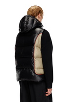 Diesel Hooded puffer vest in shiny ripstop - Winter Jackets Mens in Multicolor
