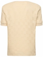 SUNFLOWER Gym Linen Blend Jacquard T-shirt