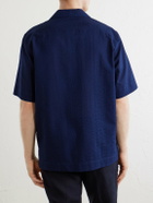 Paul Smith - Camp-Collar Cotton-Seersucker Shirt - Blue