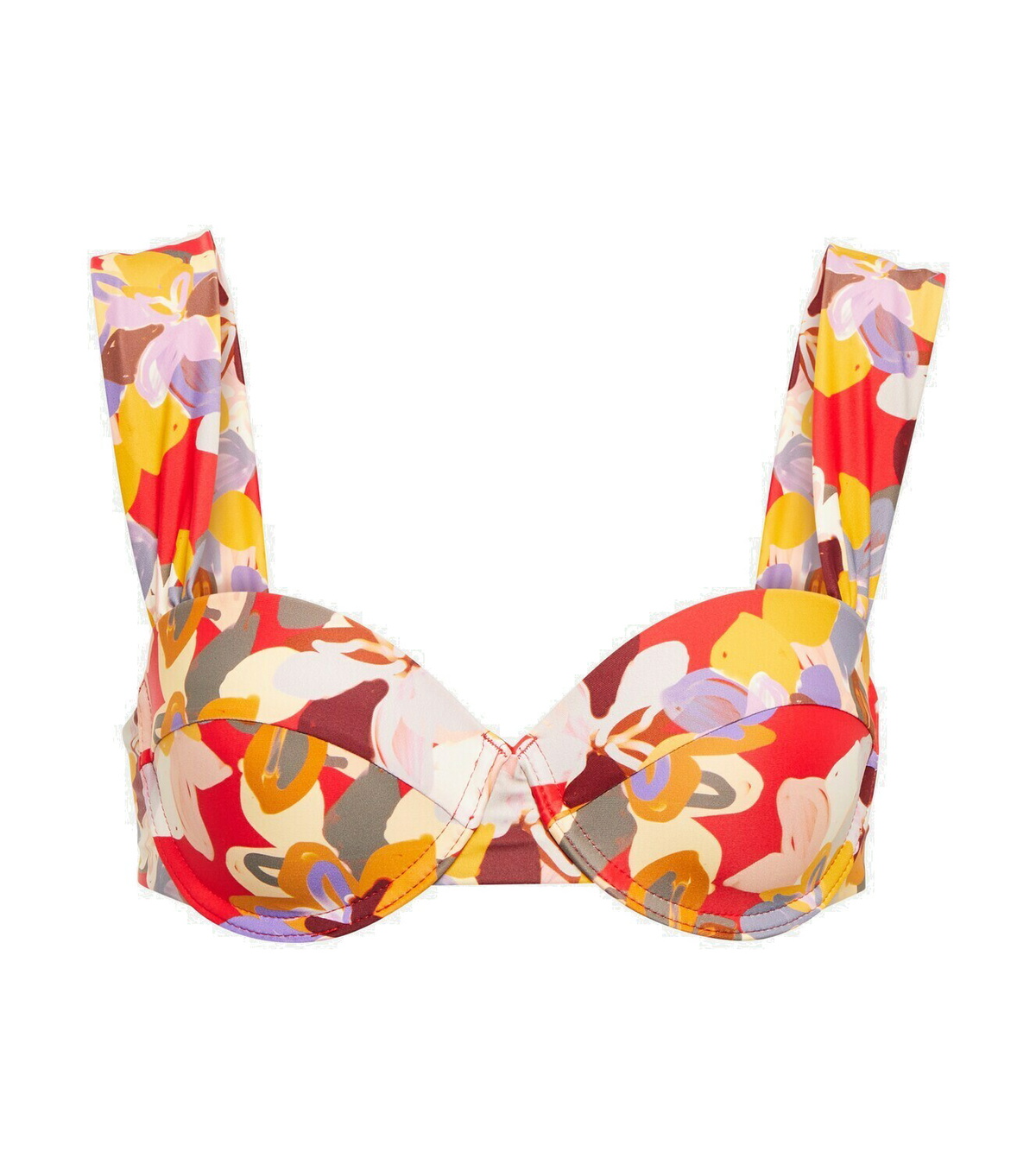 【Rebecca Vallance】 Le Reveプリントホルターネック水着 Le Reve printed bikini bottoms in multicoloured - Rebecca