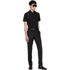 Alexander McQueen Black Harness Polo