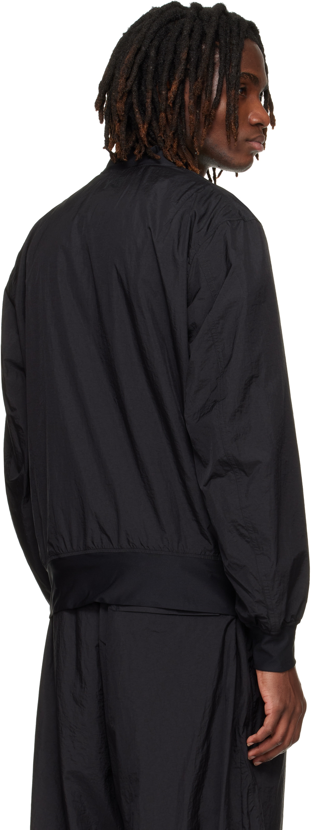 Y-3 Black Collegiate Bomber Jacket