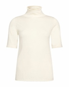 Majestic Filatures Womens Turtleneck Ivory