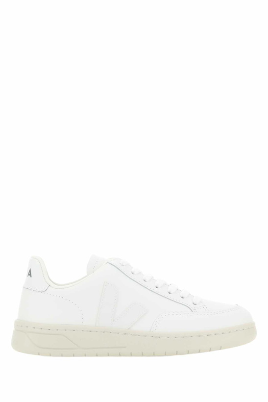 Photo: Veja White Leather V-12 Sneakers