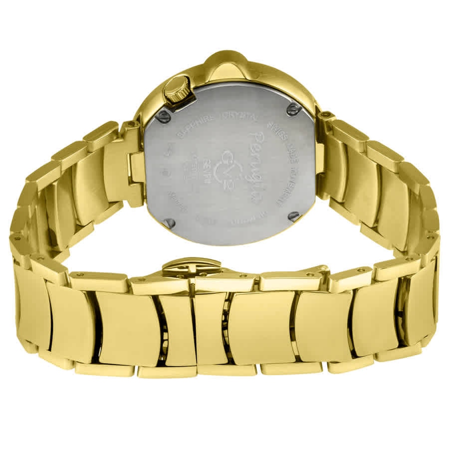 GV2 by Gevril Perugia Quartz White Dial Ladies Watch 14702B