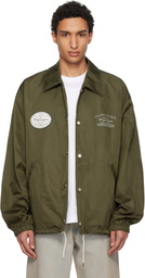 WOOYOUNGMI Khaki Nylon Coach Jacket