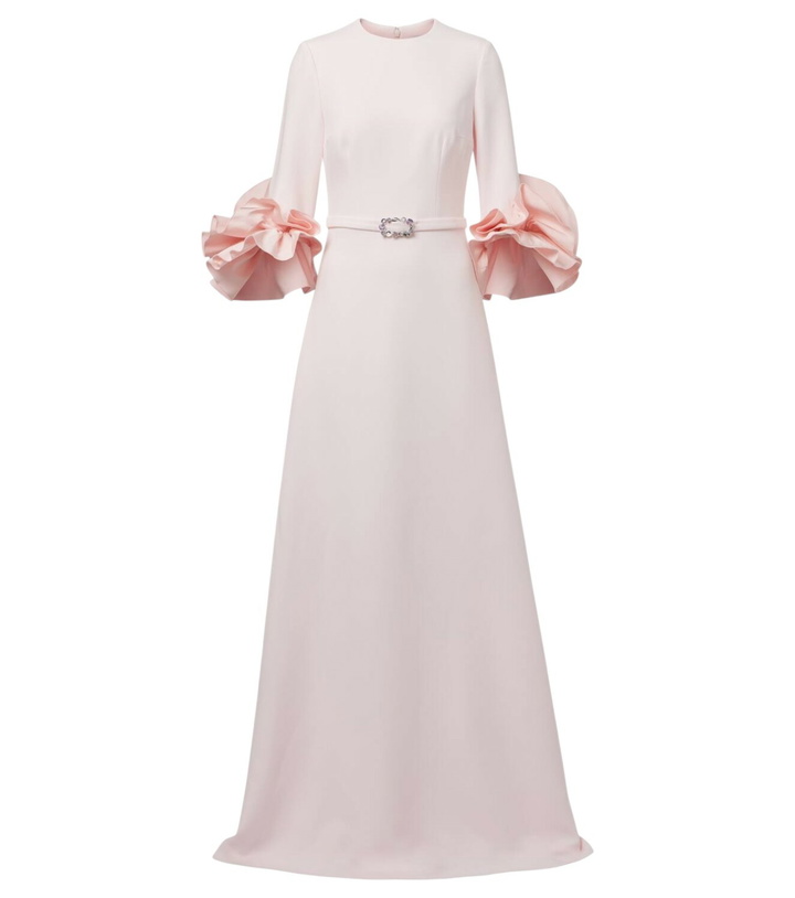 Photo: Safiyaa Belted ruffled cotton gown