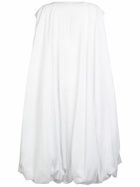 THE ROW Tadao Ruffled Poplin Midi Dress