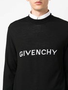 GIVENCHY - Logo Wool Crewneck Jumper