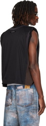 Andersson Bell Black & Brown Basketball Jersey Layered Roll Up T-shirt