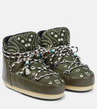 Alanui - Full Moon bandana-print boots