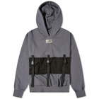 Val Kristopher Strap Pull Up Popover Hoody