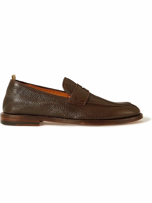 Photo: Officine Creative - Opera Full-Grain Leather Penny Loafers - Brown