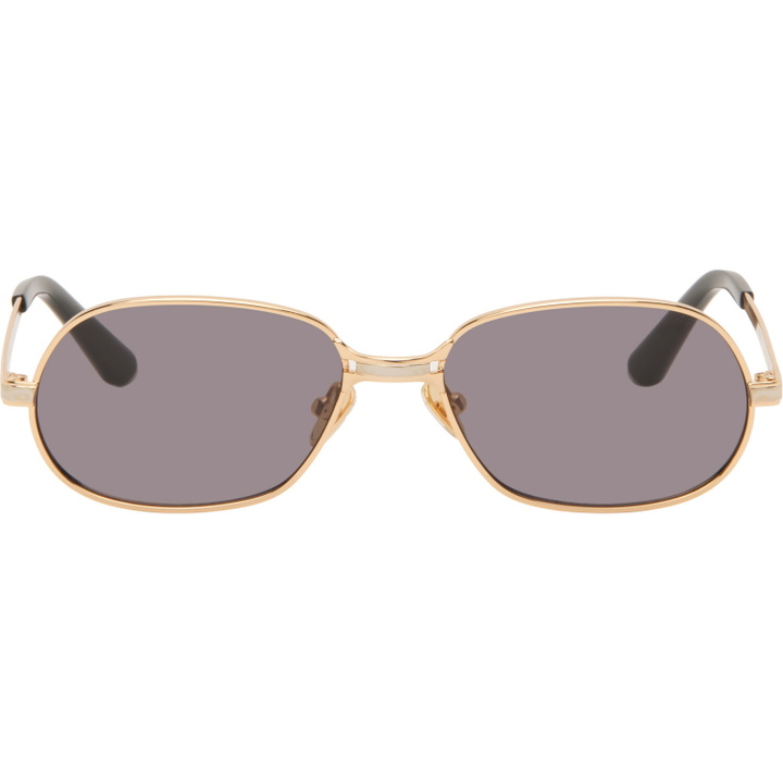 Photo: Gallery Dept. Gold 'October 12, 2001' Sunglasses
