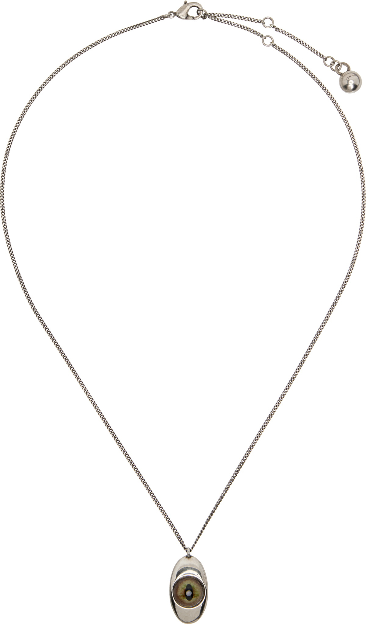 LEMAIRE Silver Maglite Chain Necklace Lemaire