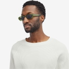KIMEZE Ore Sunglasses in Olive Green 