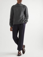 Brioni - Cashmere and Mohair-Blend Rollneck Sweater - Gray