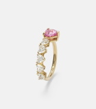 Shay Jewelry 18kt gold ring with sapphire and diamonds