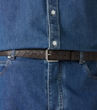 Bottega Veneta Intrecciato leather belt