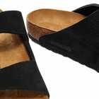 Birkenstock Men's Arizona in Black Desert Buck