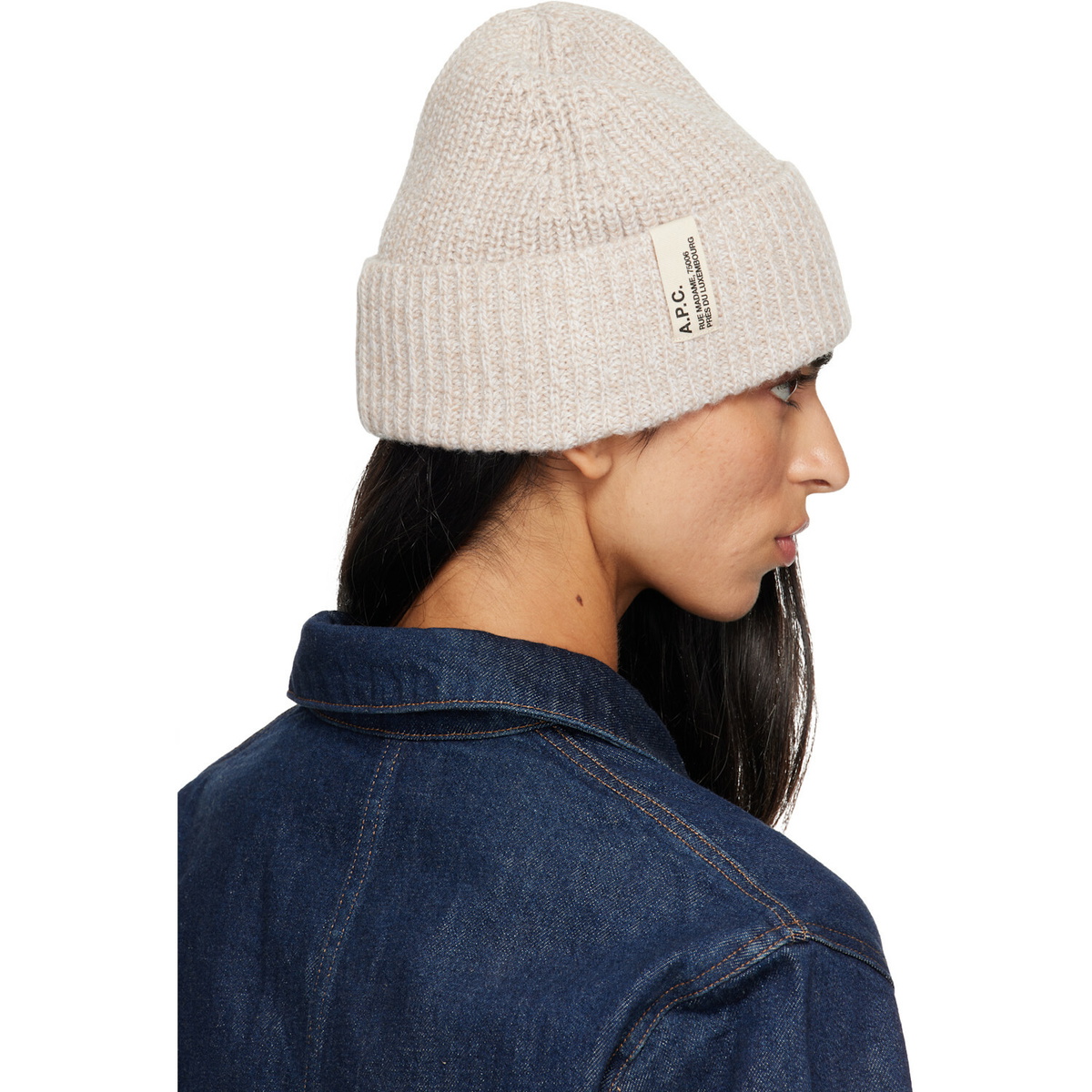 A.P.C. Beige Noa Beanie