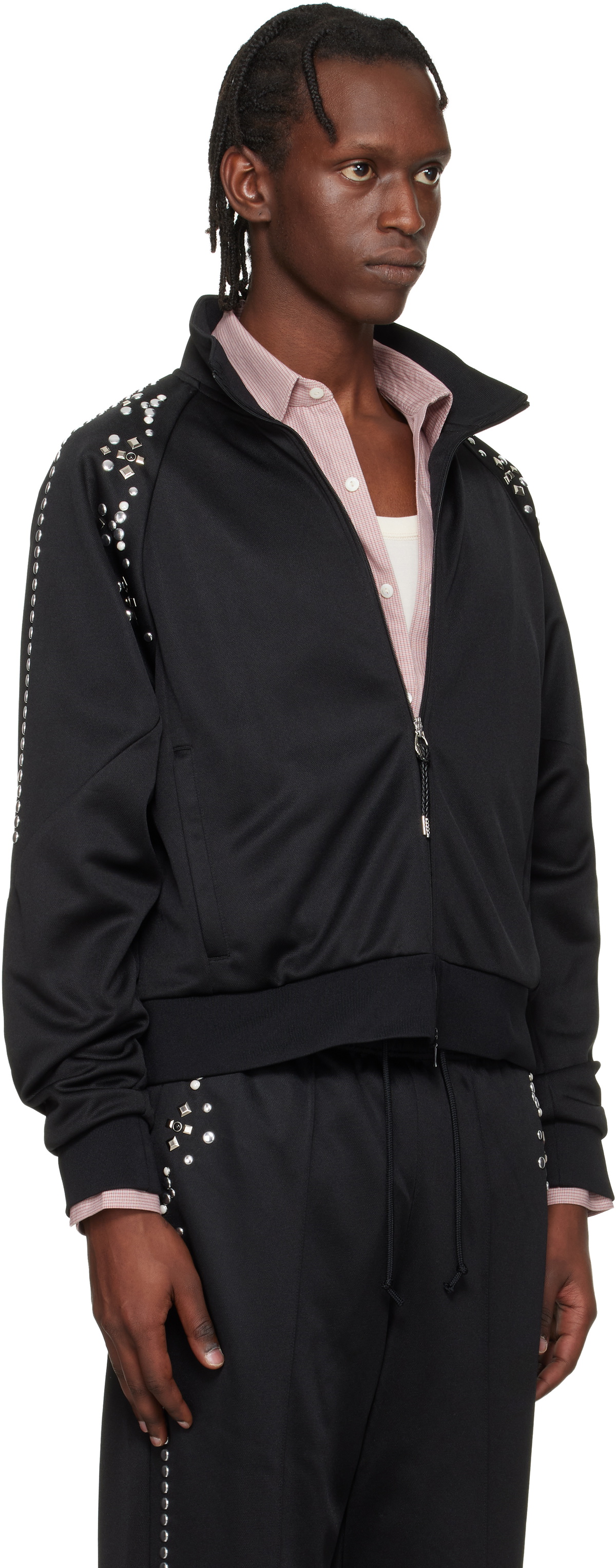 Toga Virilis Black Jersey Track Jacket