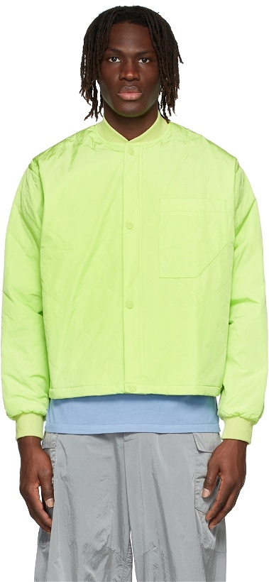 Photo: RK SSENSE Exclusive Green Quilted Jacket