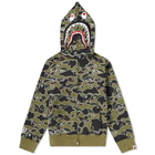A Bathing Ape Sta Camo Shark Zip Hoody
