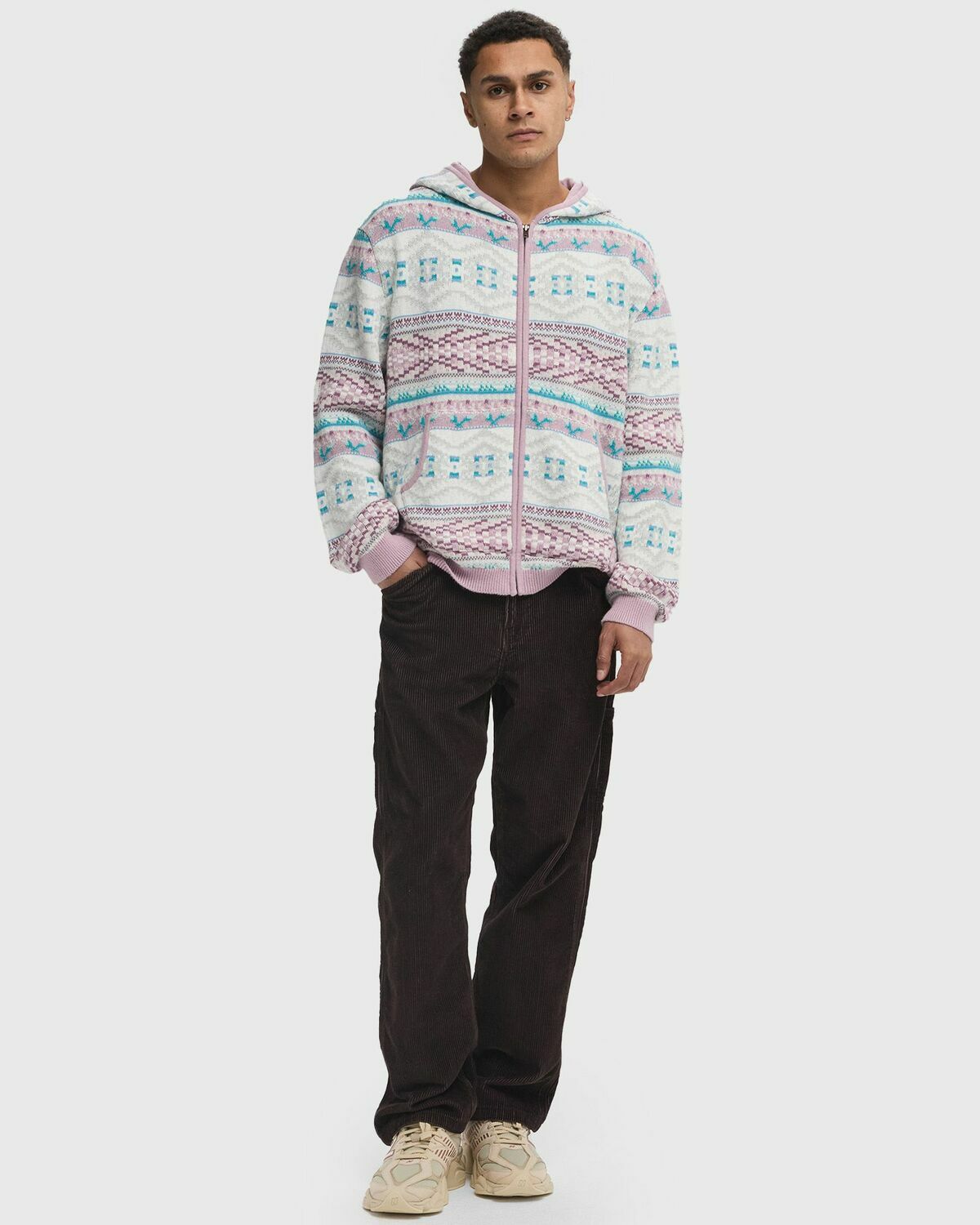 Thisisneverthat HOODED ZIP UP SWEATER Multi-color Mens Pullovers/Zippers & Cardigan