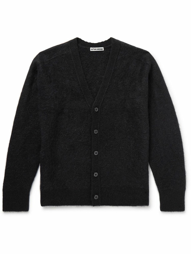 Photo: Kaptain Sunshine - Alpaca-Blend Cardigan - Black