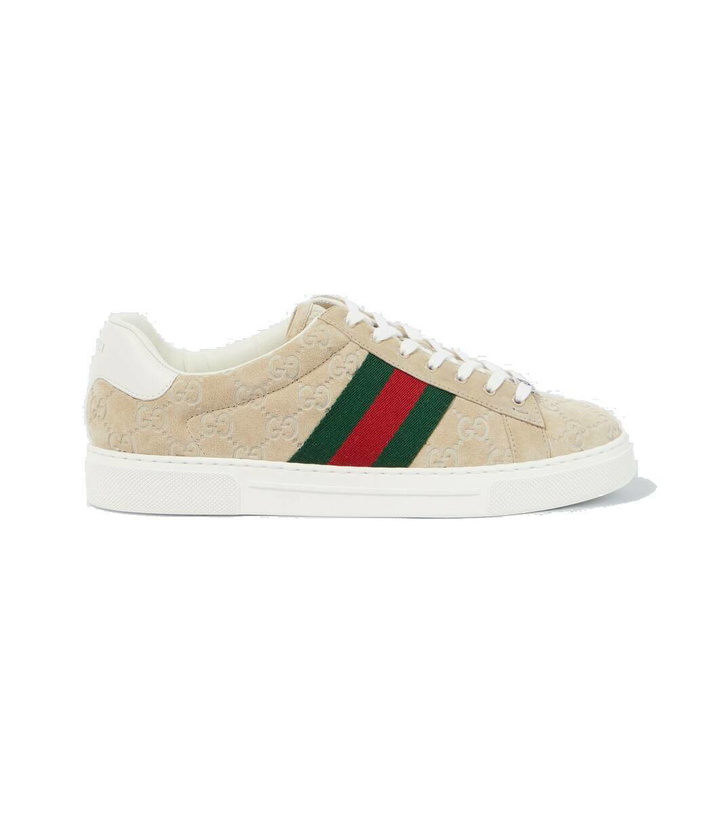 Photo: Gucci Gucci Ace suede sneakers