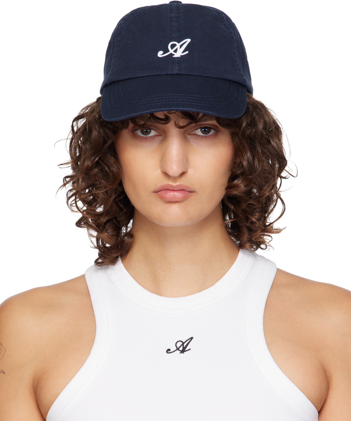 Axel Arigato Navy Washed Signature Cap