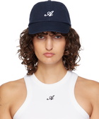 Axel Arigato Navy Washed Signature Cap