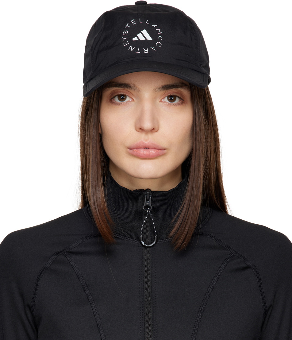 【送料&関税込】Stella McCartney Black Velvet Baseball Cap キャップ Stella McCartney Black velvet baseball cap Stella