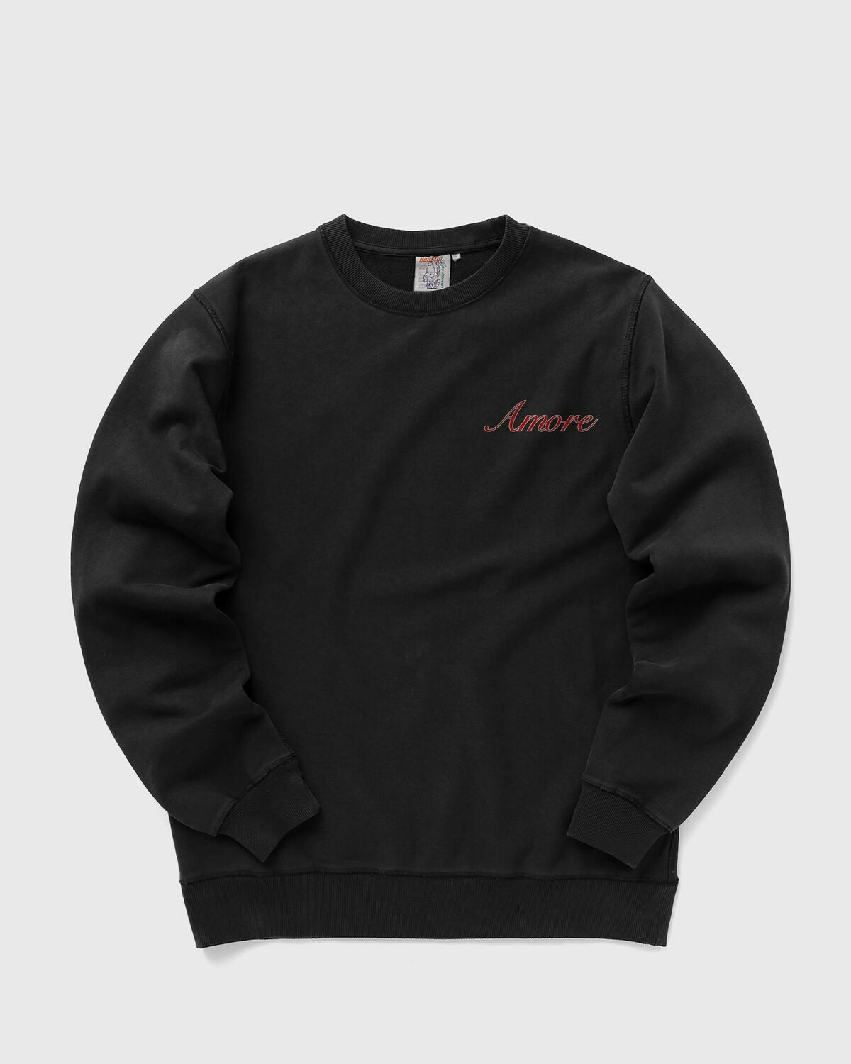 Bstn Brand Rose Crewneck Black Sweatshirts