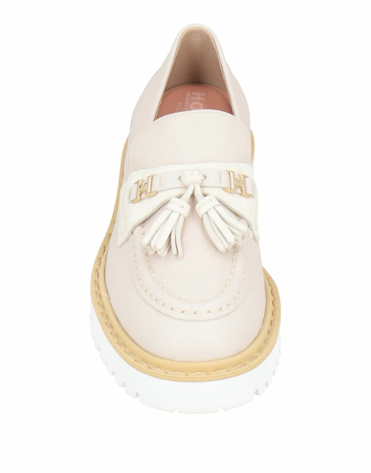 Hogan Womens Loafers Ivory