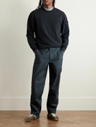 Stone Island - Ghost Straight-Leg Logo-Appliquéd Organic Cotton Chinos - Blue