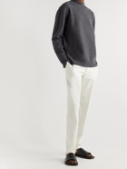 Jil Sander - Mock-Neck Boiled Wool Sweater - Gray