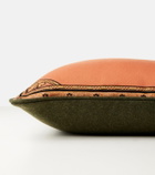 Etro Herald embroidered cotton-blend cushion