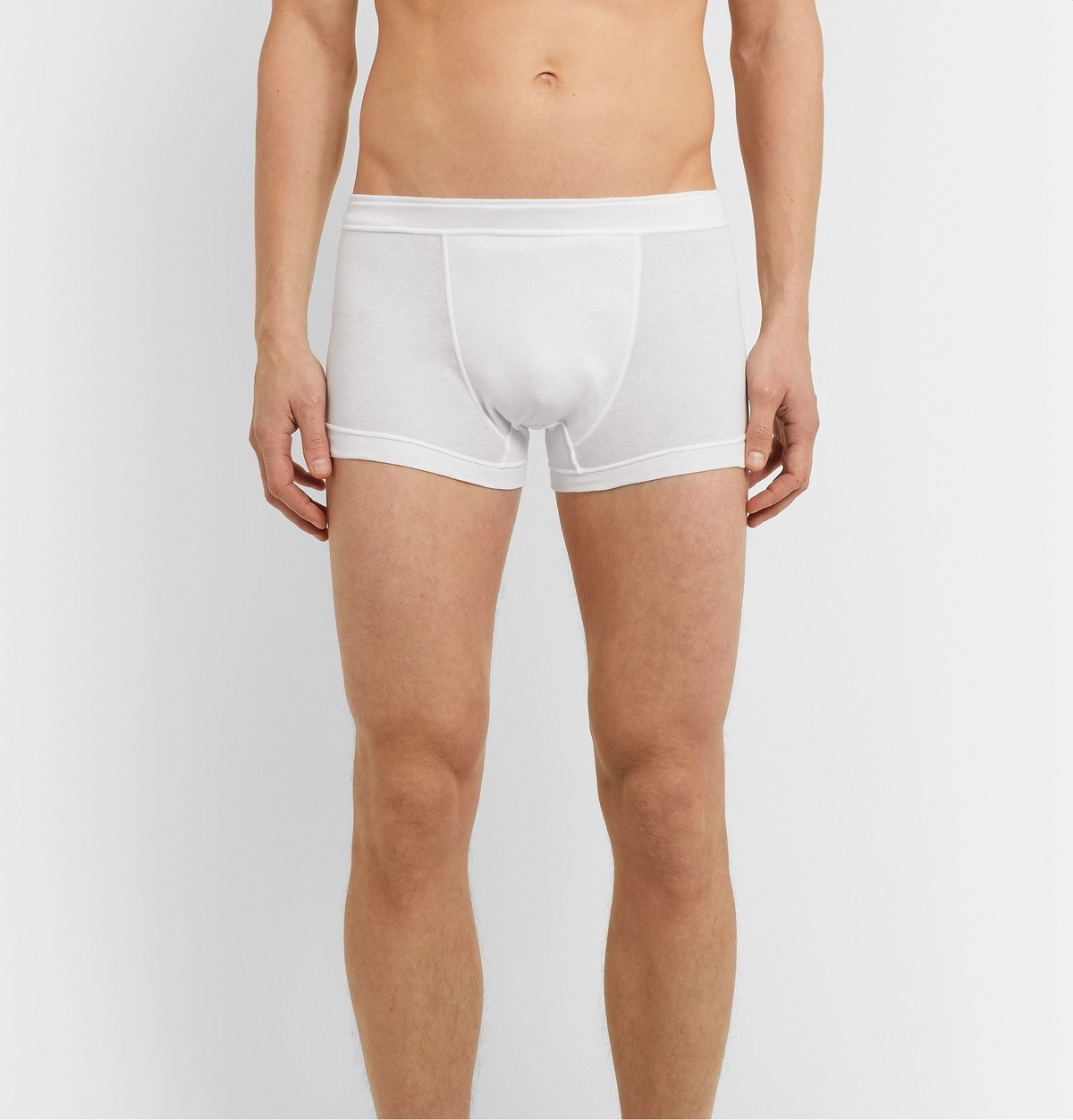 Secondskin - Cotton Boxer Briefs - White