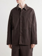 Casey Casey - Hugo Waxed Cotton Jacket - Brown